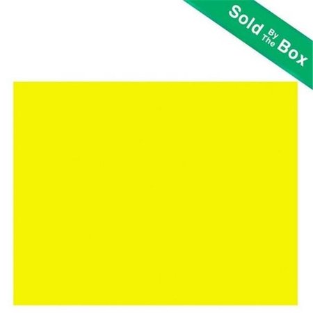 BAZIC PRODUCTS Bazic 5030 Fluorescent Yellow Poster Board  22 x 28 in. 5030